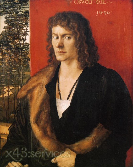 Albrecht Duerer - Portrait des Oswolt Krel